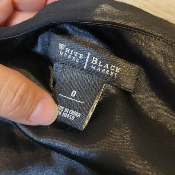 WHBM one shoulder blouse - Picture 8 of 12